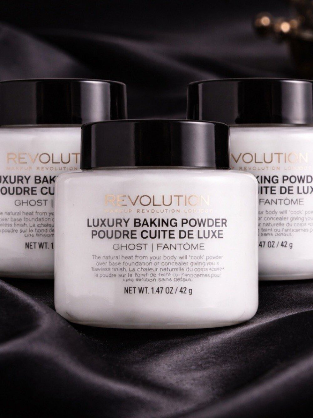 REVOLUTION Luxury Baking Powder Ghost 3 Pack